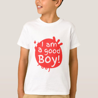 T-shirt Mignonne "Je suis un bon garçon" Toddler Tee