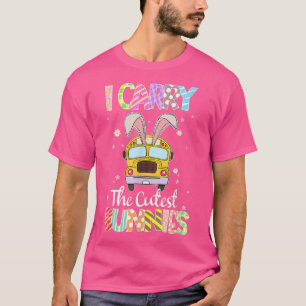 T-shirt Mignonne Je Transporte Le Chauffeur De Bus De L'Éc