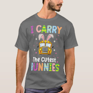 T-shirt Mignonne Je Transporte Le Chauffeur De Bus De L'Éc