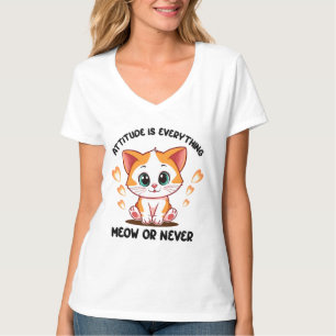 T-Shirt Mignonne Kitten Attitude