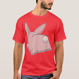 T-shirt Mignonne lapin lapin Butt Cartoon Animal Art S5001