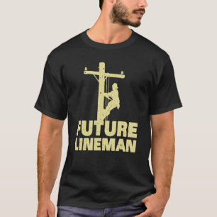 T-shirt Mignonne Lineman Conception Pour Enfants Hommes Fe