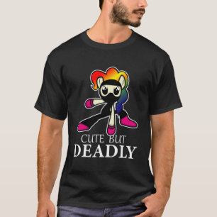 T-shirt Mignonne Mais Mortel Unicorn Lover