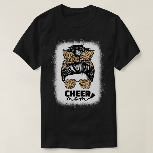 T-shirt Mignonne Maman Cheer Pour Femmes Pom-pom girl Mama (Design devant)