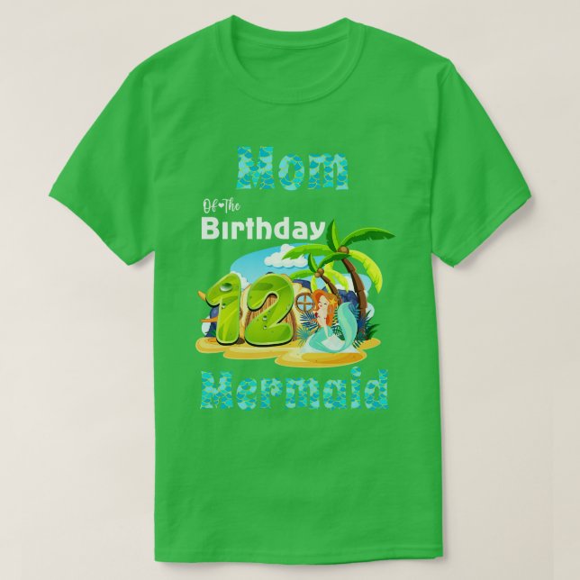 T-shirt Mignonne Maman Du 12E Anniversaire (Design devant)