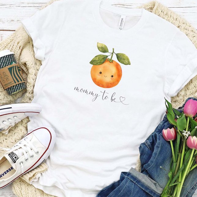 T-shirt Mignonne maman orange à être (Créateur téléchargé)