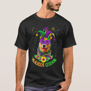 T-shirt Mignonne Mardi Gras Australian Cattle Chien Papa C
