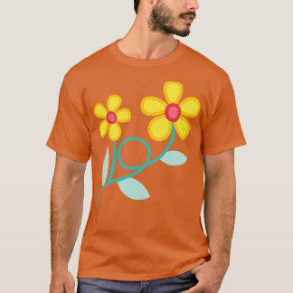 T-shirt Mignonne marguerite colorée 1