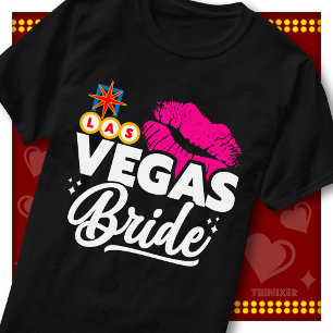 T-shirt Mignonne mariée de Las Vegas Mariage amusant Enter