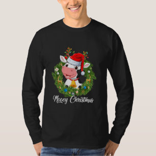 T-shirt Mignonne Moey Heifers de Noël Vaches Lover Corresp