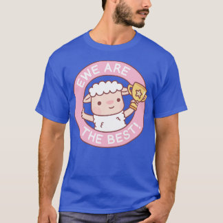 T-shirt Mignonne Mouton Ewe Sont Le Meilleur Jeu Drôle