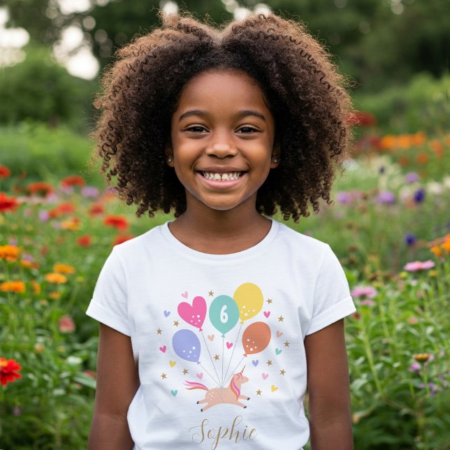 T-Shirt Mignonne N'Importe Quel Âge Joyeux Anniversaire Un (Créateur téléchargé)