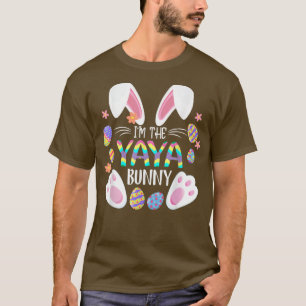 T-shirt Mignonne oreilles de lapin Je suis Le lapin Yaya M