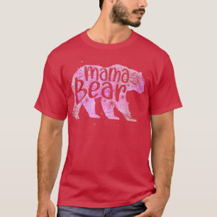 T-shirt Mignonne ours maman animal maman ours famille mama