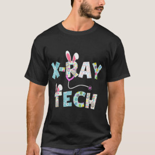 T-shirt Mignonne Pâques X Ray Tech Rn Infirmière Bunny Ore