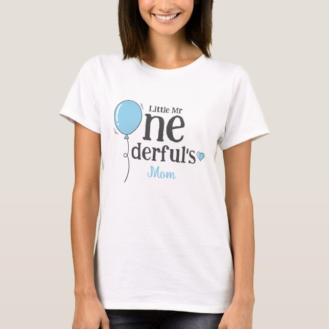 T-shirt Mignonne Petit M. Onederful Premier anniversaire M (Devant)