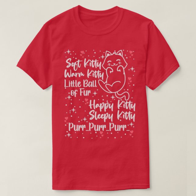 T-shirt Mignonne propriétaire de chat Kitten chat maman ch (Design devant)