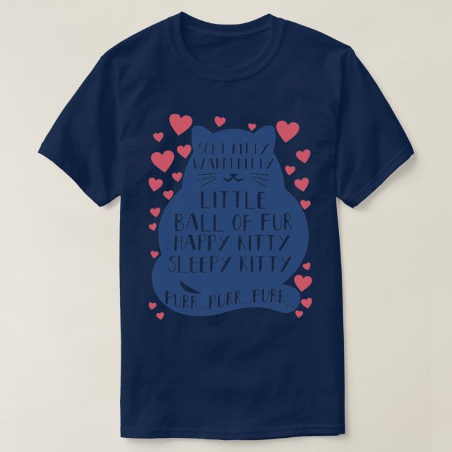 T-shirt Mignonne propriétaire de chat Kitten chat maman ch (Design devant)