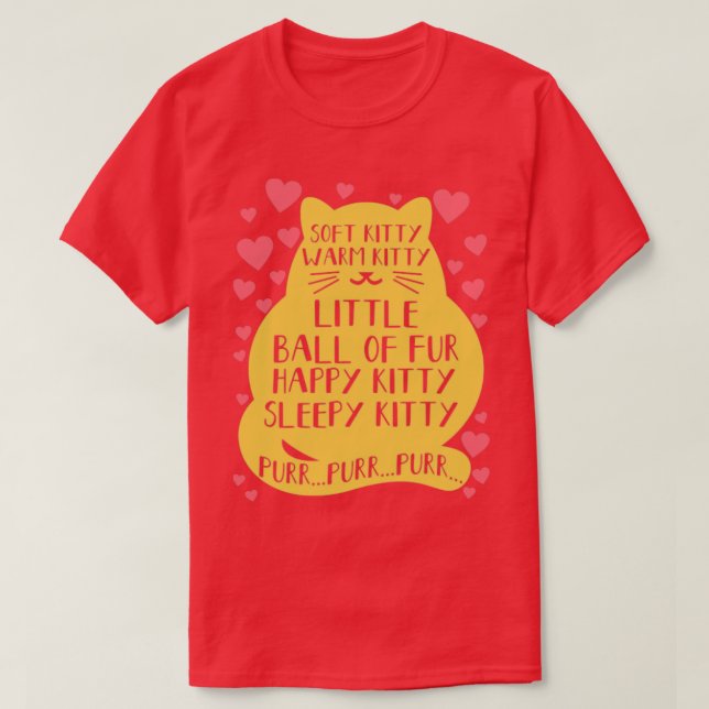 T-shirt Mignonne propriétaire de chat Kitten chat maman ch (Design devant)