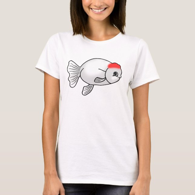 T-shirt Mignonne rousse ranchu Poisson d'or Drôle Amusant  (Devant)