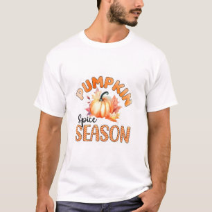 T-shirt Mignonne saison de la citrouille épicée Citrouille