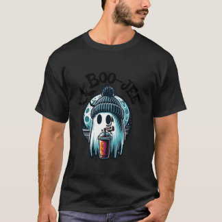 T-shirt Mignonne saison Éffrayante Boo Jee Ghost portant B