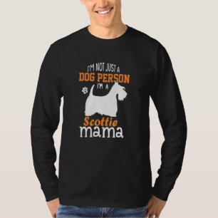 T-shirt Mignonne Scottie Maman Scottie Mama Chien Fête des