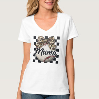 T-shirt Mignonne Sports de baseball maman