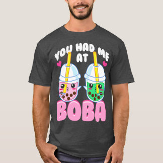 T-shirt Mignonne, Tu M'As Pris Chez Boba Kawaii Bubble Tea