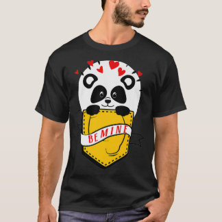 T-shirt Mignonne Valentines Day, Be Mine Panda, Funny Vale