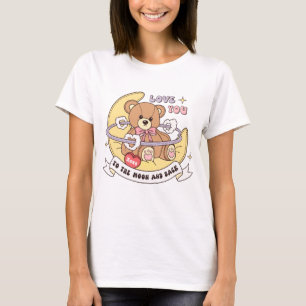 T-shirt Mignonne Valentine's Day Teddy Bear