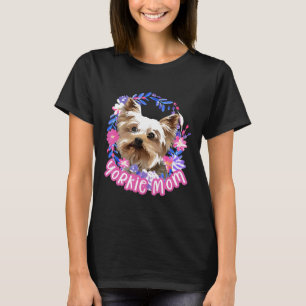 T-shirt Mignonne Yorkie Maman Yorkshire Terrier Propriétai