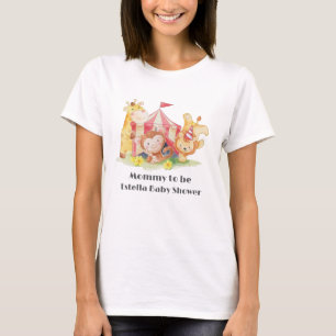 T-shirt Mignonnes Animaux De Bois Maman Pour Être Baby sho