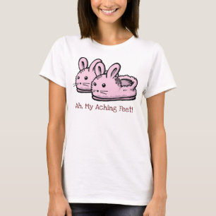 T-shirt Mignonnes, Confortables Chaussons Lapin Rose Lapin