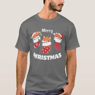 T-shirt Mignons ennemis dans le choeur de Noël pour Noël p