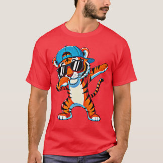 T-shirt Mignons garçons Dabbingiger Menoddler animaux chat
