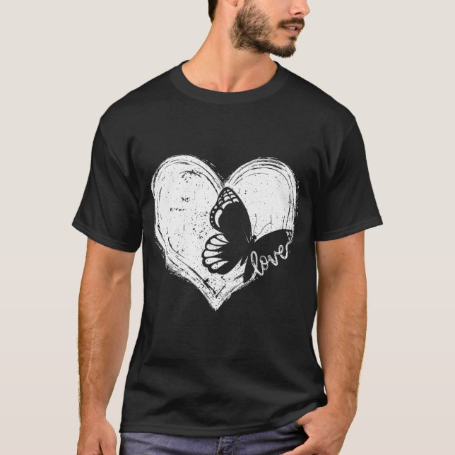 T-shirt Mignons papillons Monarques Amateurs Entomologiste (Devant)