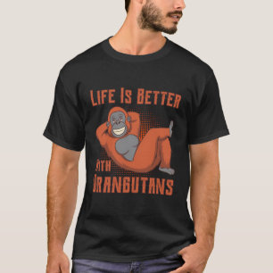 T-shirt Mignons singes Orangutan Ironique Citation Faune