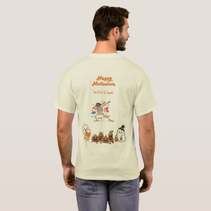 T-shirt Mignons squelettes Dabbing Kawaii fantômes d'Hallo
