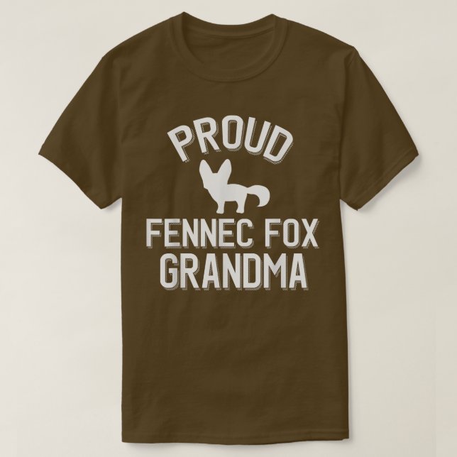 T-shirt Mignte Fennec Fo Grand-Parent Fière Fennec Fo Gran (Design devant)