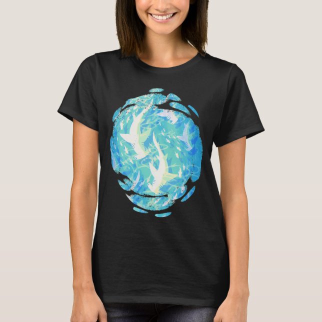 T-shirt Migration du requin marteau (Devant)