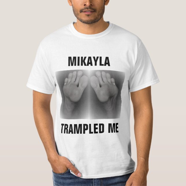 T-SHIRT MIKAYLA M'A TRAMPÉ (Devant)