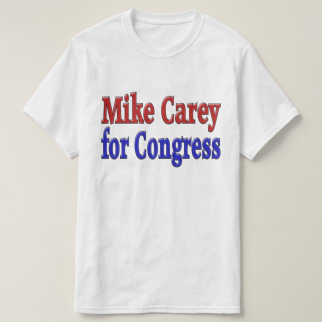 T-shirt Mike Carey pour le Congrès (Design devant)