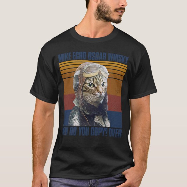 T-shirt Mike Echo Oscar Whisky Comment Copier Over_fullpr (Devant)