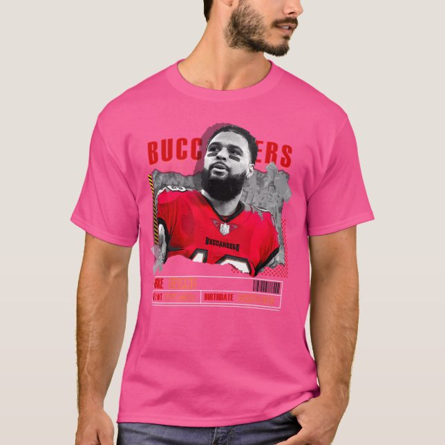 T-shirt Mike Evans Tapisserie de chemise de football 1 (Devant)