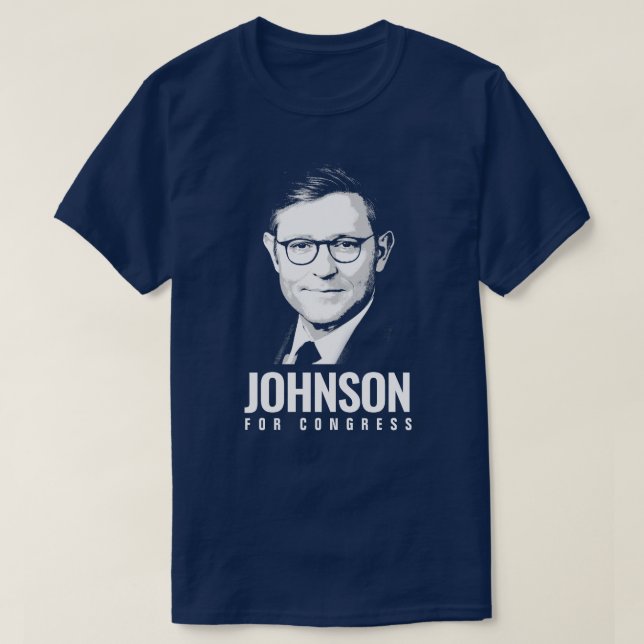 T-shirt Mike Johnson pour le Congrès (Design devant)