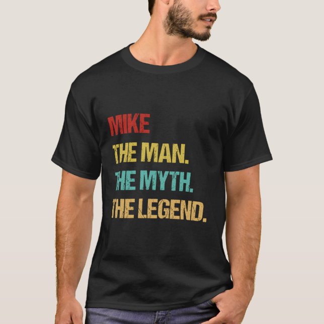 T-shirt Mike Nom Cadeau Pour Noël (Devant)