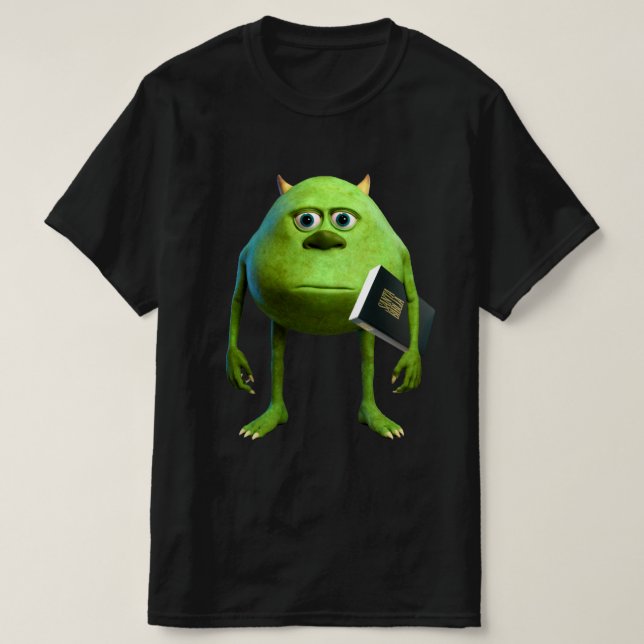 T-shirt Mike Wazowski con Biblia - Económica (Design devant)