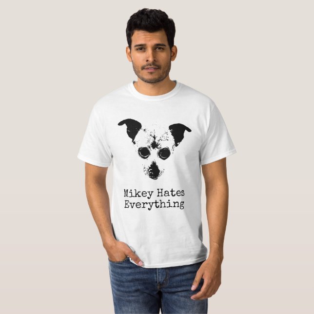 T-shirt Mikey déteste tout (Devant entier)