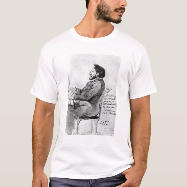 T-shirt Mikhail Glinka, 1853 (Devant)